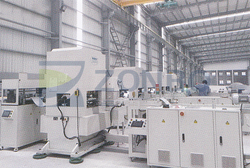Plate production line with high-precision NC